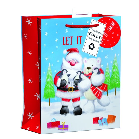 WIGIG GIFT BAG SANTA/FRIENDS MED