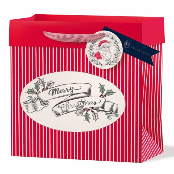 XH0105 GIFT BAG CLASSIC SANTA M S FSC