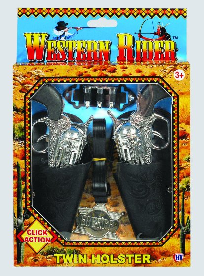 WESTERN RIDER TWIN HOLSTER