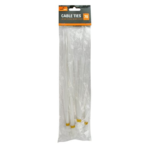 CABLE TIES PLASTIC 70PK