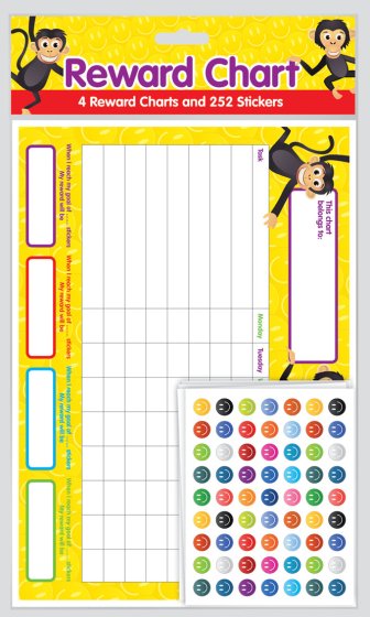 SH08412 REWARD CHART WITH STICKERS