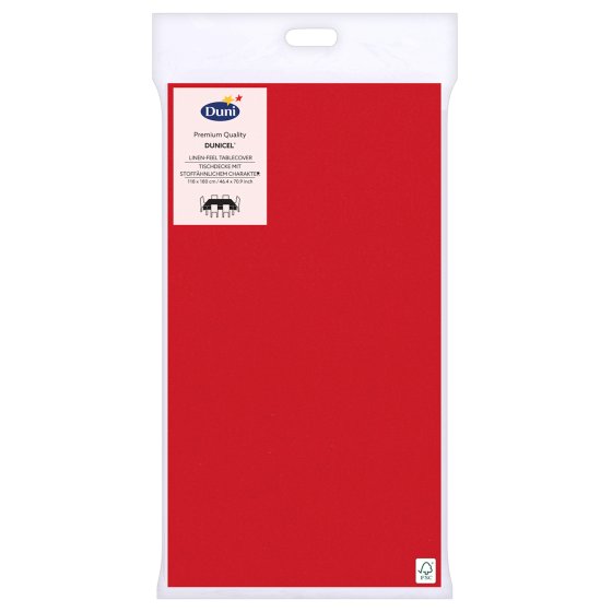XH6801 TABLECOVER 118X180CM RED