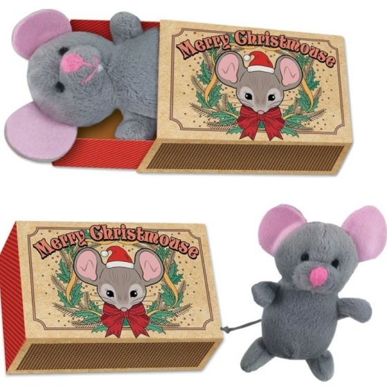 WIGIG CHRISTMAS MOUSE IN MATCHBOX