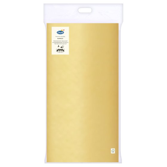 XH6810 TABLECOVER DUNISILK GOLD 138X2