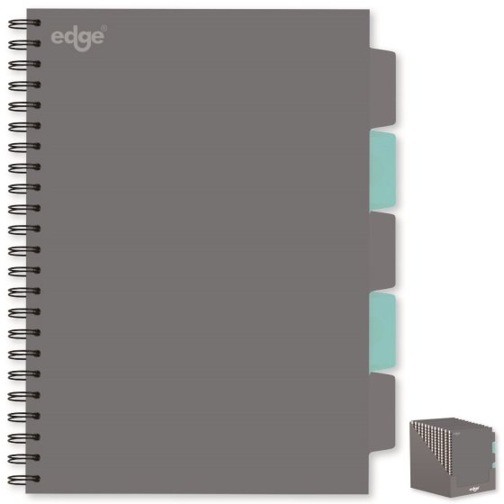 SH01815 PROJECT BOOK EDGE A4 GREY