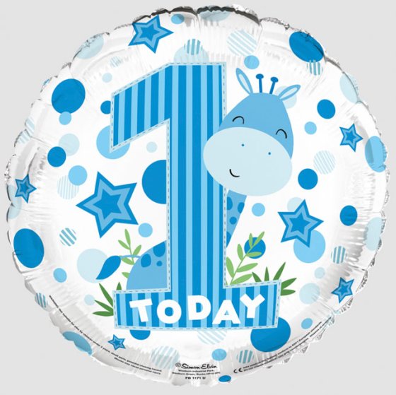 SH12802 FOIL BALLOON AGE 1 BOY