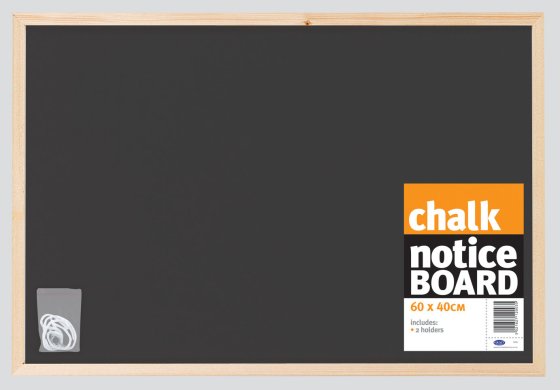 SH04006 CHALK NOTICE BOARD 60X40CM