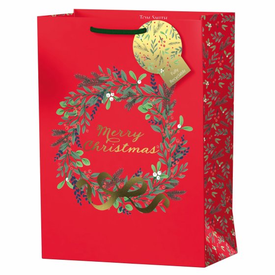 XH1504 GIFT BAG TIMELESS NOEL L FSC