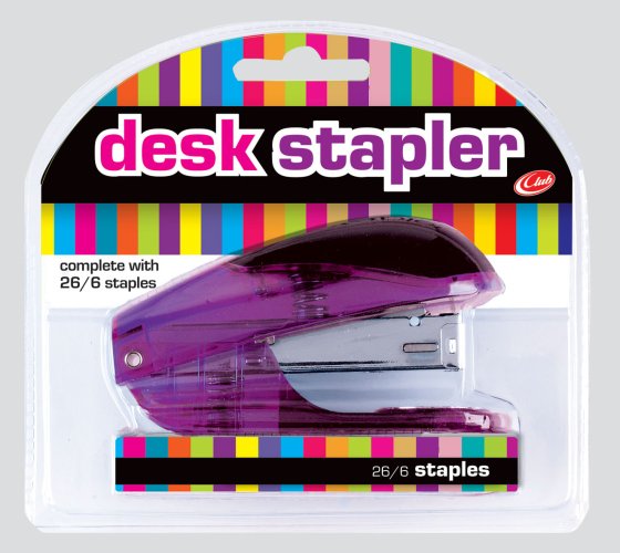 STAPLER TRANSLUCENT DESK 26/6