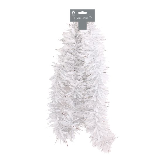 XH3505 TINSEL 2M IRIDESCENT WHITE