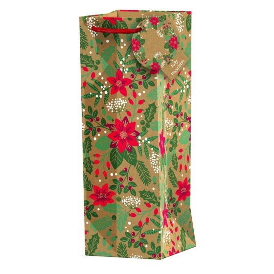 XJ1907 BOTTLE BAG EVERGREEN HAVEN LUX