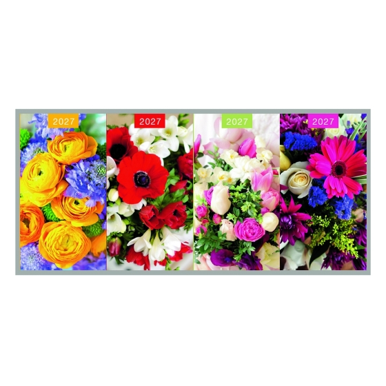 DJ0705 2027 DIARY SLIM 2 WTV FLORAL