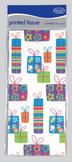 SH13301 TISSUE PAPER ASSORTED DESIGNS