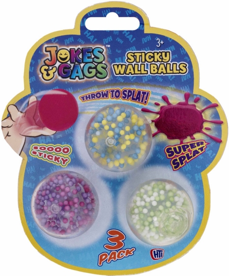 **WIGIG** JOKES N GAGS STICKY WALL BALLZ