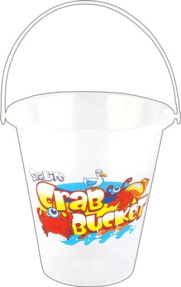 CLEAR CRABBING BUCKET 23CM