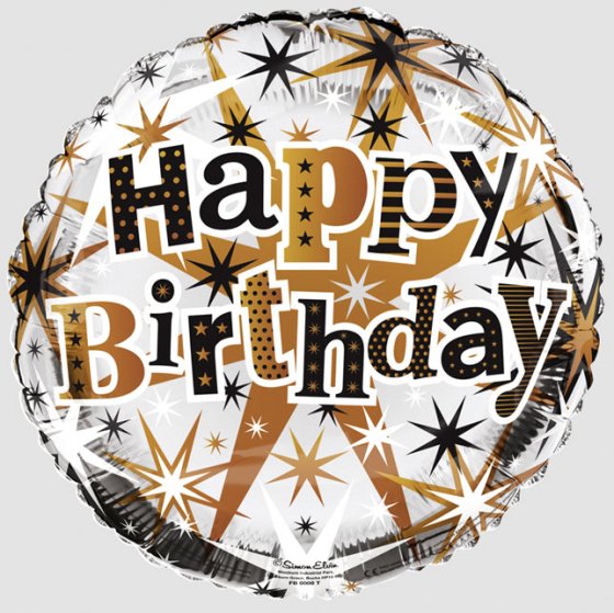SH12702 FOIL BALLOON HAPPY BIRTHDAY