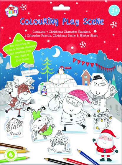 XH5801 COLOURING PLAY SCENE XMAS