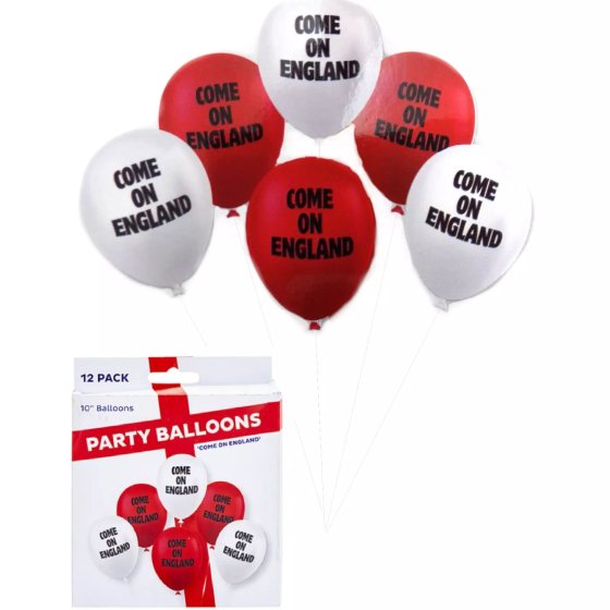 BALLOONS 12PK ENGLAND
