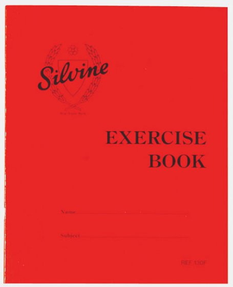 SH02615 130 SILVINE EXERCISE BOOKS