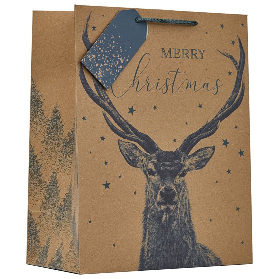 XH1809 GIFT BAG MAJESTIC STAG L