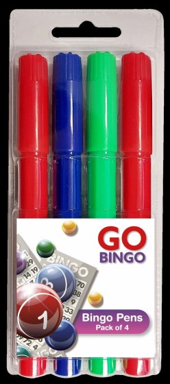 BINGO PENS 4PK