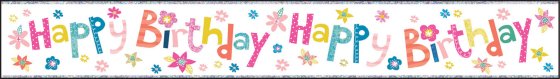 SH13027 BANNER BIRTHDAY FEM
