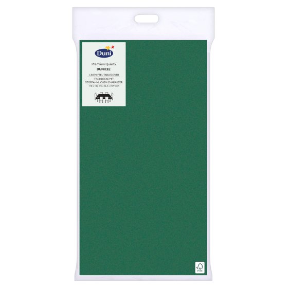 XH6804 TABLECOVER DARK GREEN 118X180