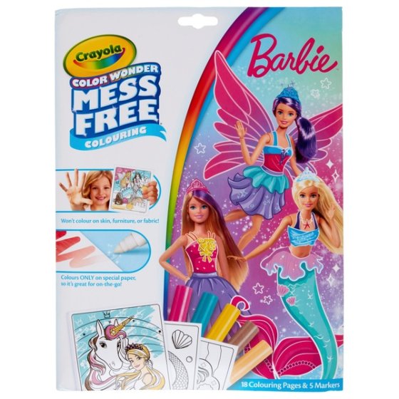 CRAYOLA COLOUR WONDER BARBIE