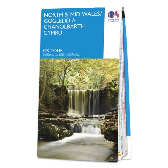 MAP TOUR NORTH N MID WALES