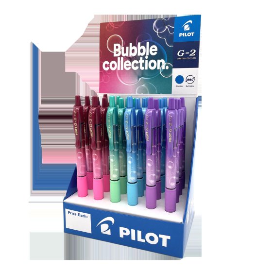 SH07012 PEN PILOT G-2 BUBBLE RETRACTAB