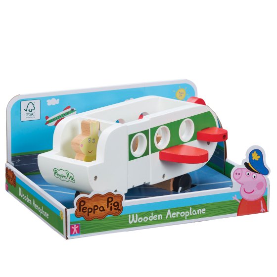 PEPPA PIG WOODEN AEROPLANE