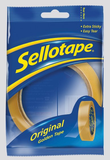 CH0511 SH05605 SELLOTAPE GOLD 24MM X 50M CH0511 SH05605 SELLOTAPE GOLD 24MM X 50M