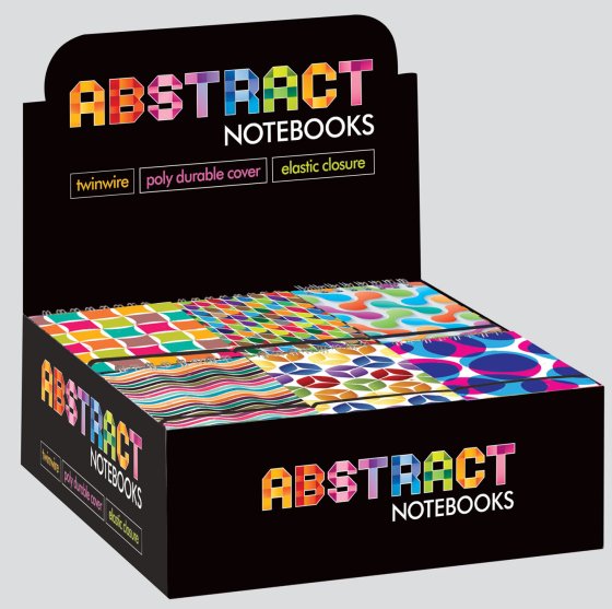 SH02207 NOTEBOOK A7 ABSTRACT E/BAND