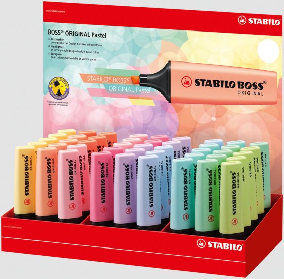 SH07809 BOSS HIGHLTR 6 PASTEL COL CDU