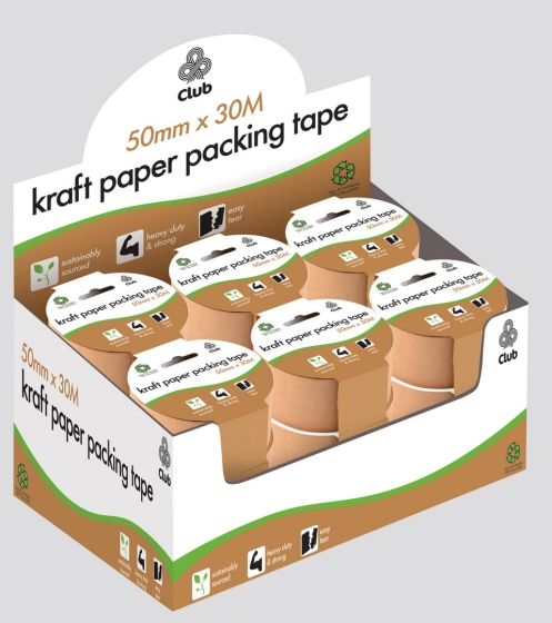 SJ00607 SJ00607 PACKING TAPE KRAFT PAPER 50MM X 30M