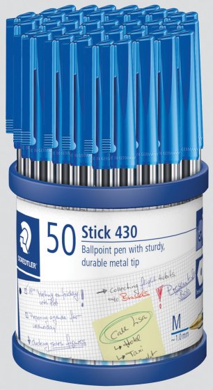 SH07206 STD STICK BALLPEN MBLUE