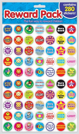 STICKERS REWARD PACK 280