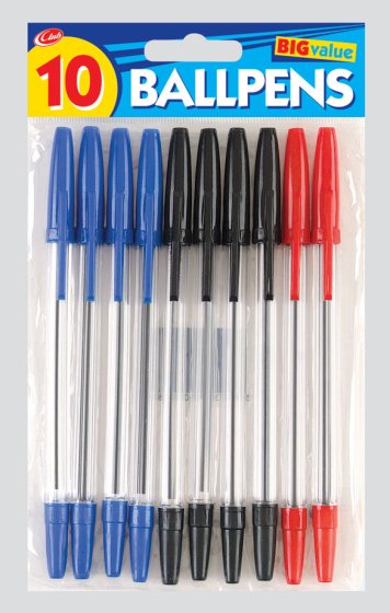 SH06701 PENS SUPERVALUE BALLPENS PK