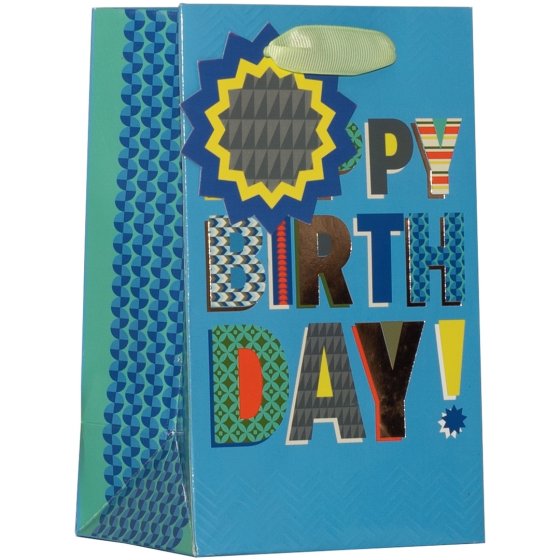 SJ15004 SJ15004 GIFT BAG HULLABALOO BLUE SMALL