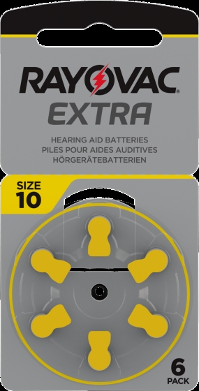 SJ11524 SJ11524 BATTERIES PR70 RAYOVAC ZA10 HEARING AID 6PK