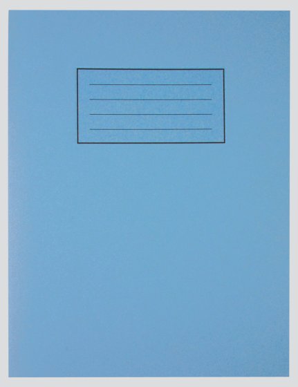 SH02609 EXERCISE BOOK 9X7 BLUE FM
