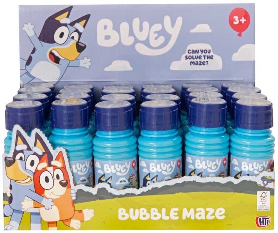 ** NEW FOR 2025 ** BLUEY BUBBLE MAZE
