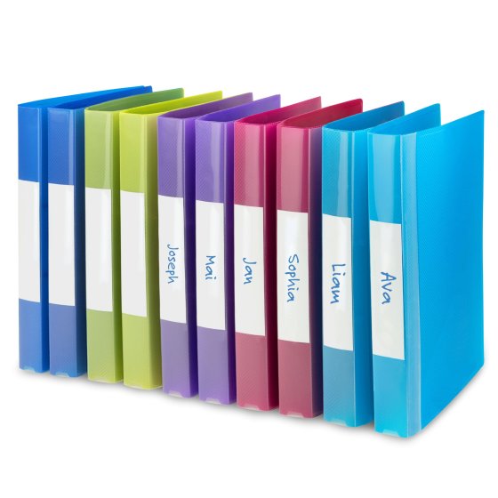 SH03409 RING BINDER A4 BRIGHT TRANSPAR