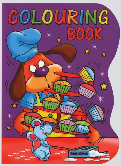 SH09701 SHAPED COLOURING BOOKS