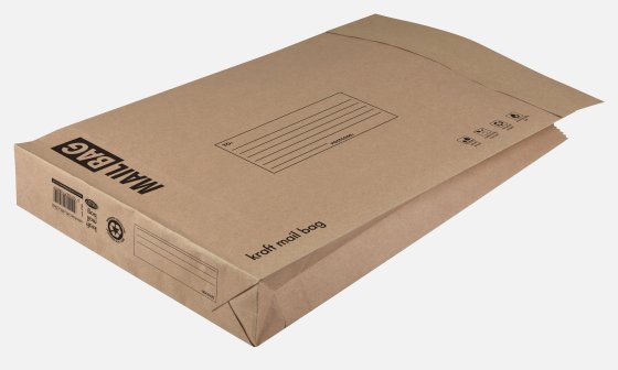 SH00312 MAIL BAG ECO KRAFT MEDIUM GUSS