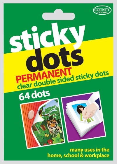 ** WIGIG ** STICKY DOTS 64PK