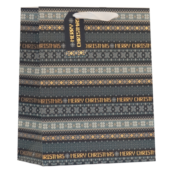 GIFT BAG FAIRISLE L