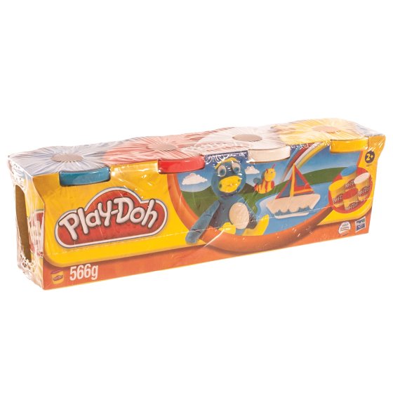 ** WIGIG ** PLAYDOH 4 TUB COLOURED