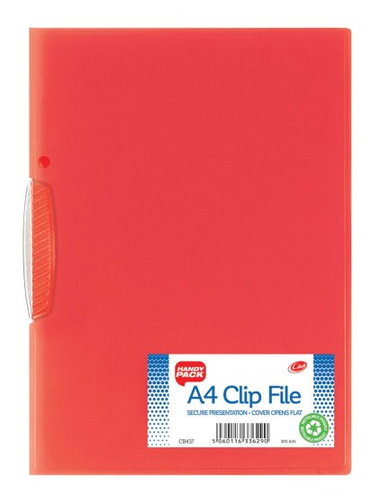 SH03606 FILES A4 CLIP FILE ASST