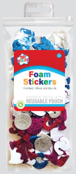 WIGIG STICKERS FOAM LETTERS